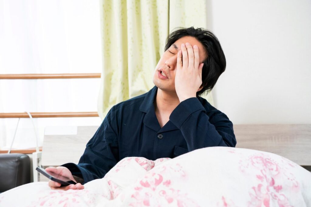 睡眠がしっかりとれない