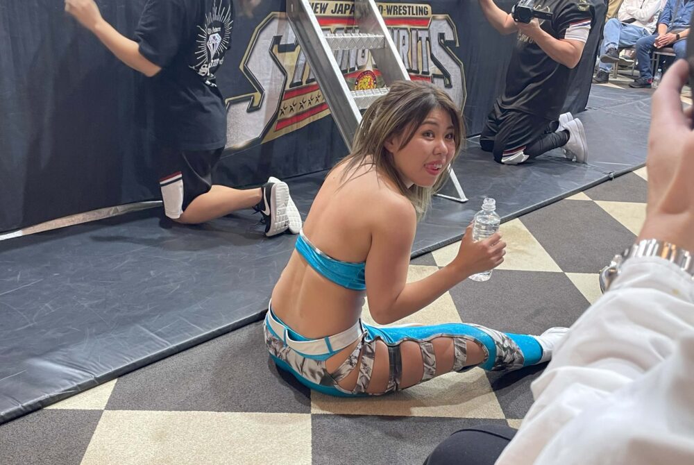 ファンに応える葉月｜スターダム所属女子プロレスラー